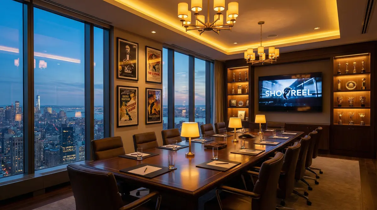 麻豆传媒 投资合作会议室